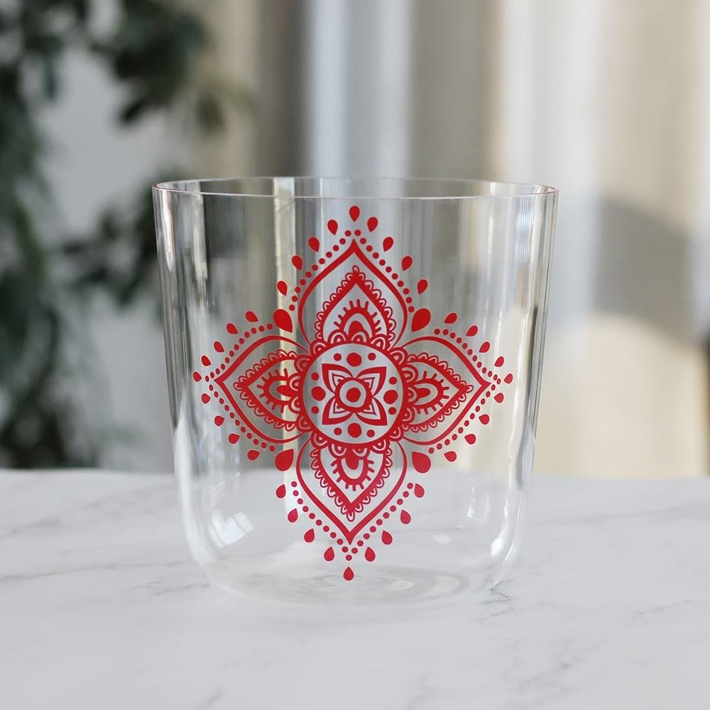 clear bowl with design red (5)